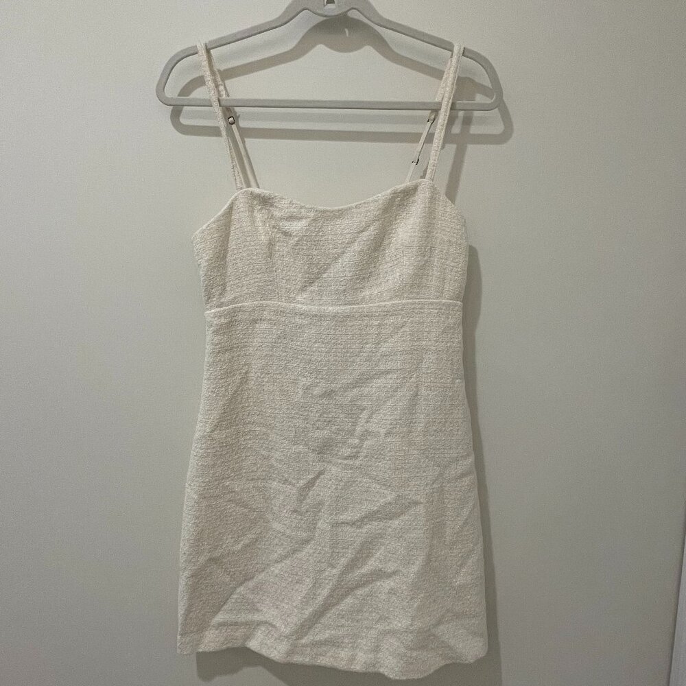 Abercrombie & Fitch Cream Boucle Mini Dress – Size ST